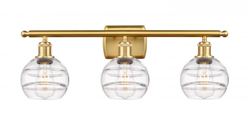 Rochester - 3 Light - 26 inch - Satin Gold - Bath Vanity Light