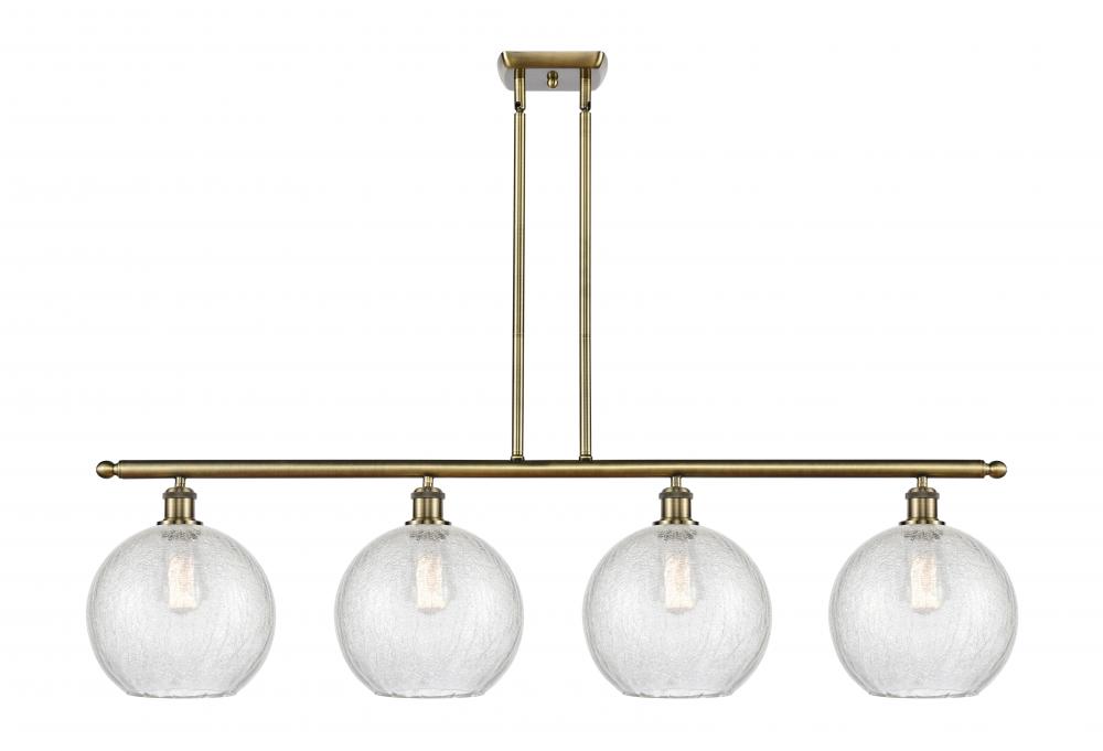 Athens - 4 Light - 48 inch - Antique Brass - Stem Hung - Island Light