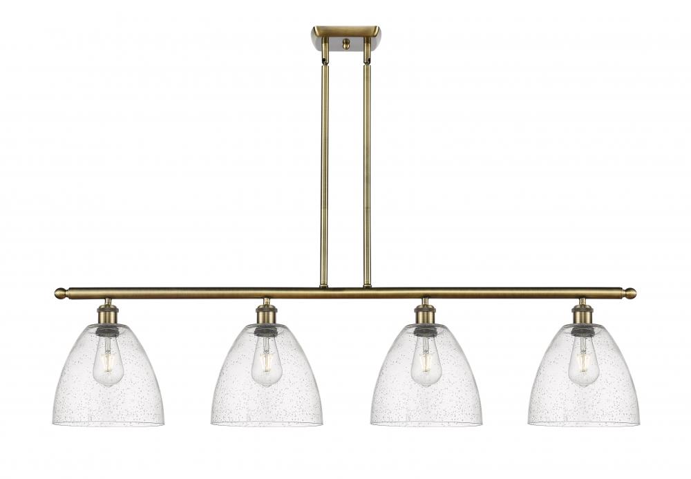 Bristol - 4 Light - 48 inch - Antique Brass - Cord hung - Island Light