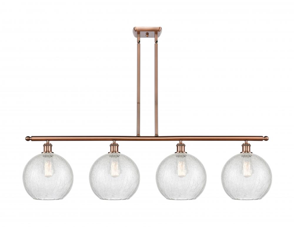 Athens - 4 Light - 48 inch - Antique Copper - Stem Hung - Island Light