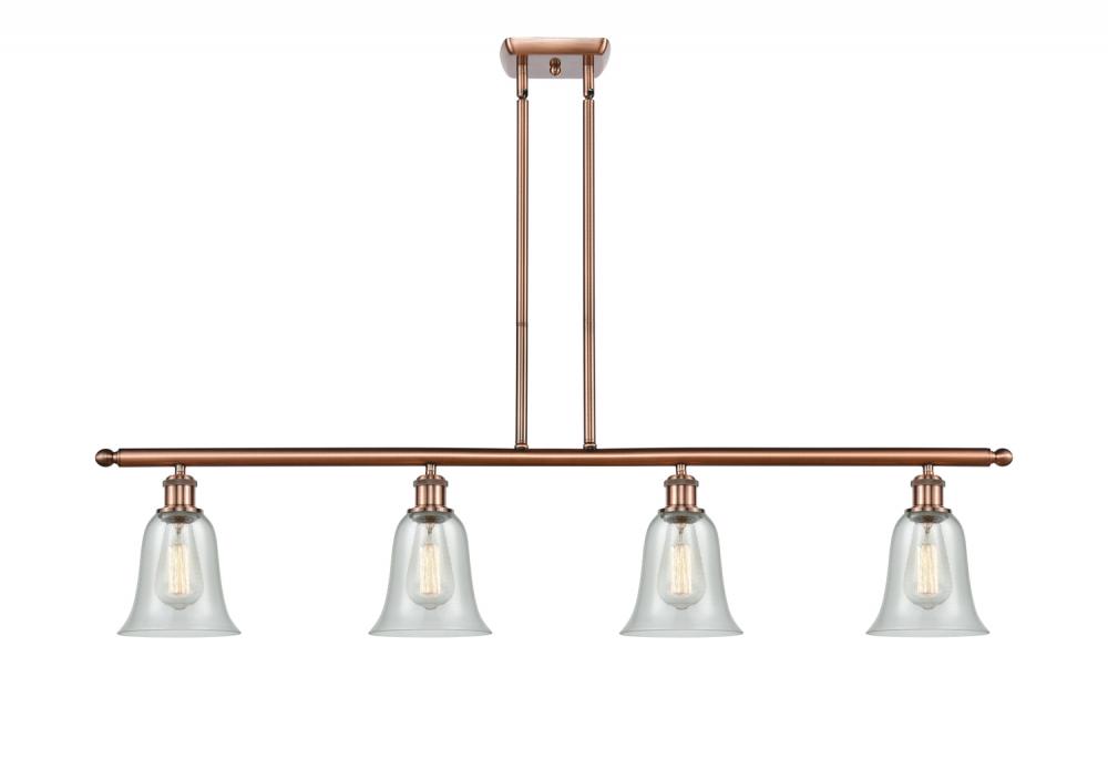 Hanover - 4 Light - 48 inch - Antique Copper - Cord hung - Island Light
