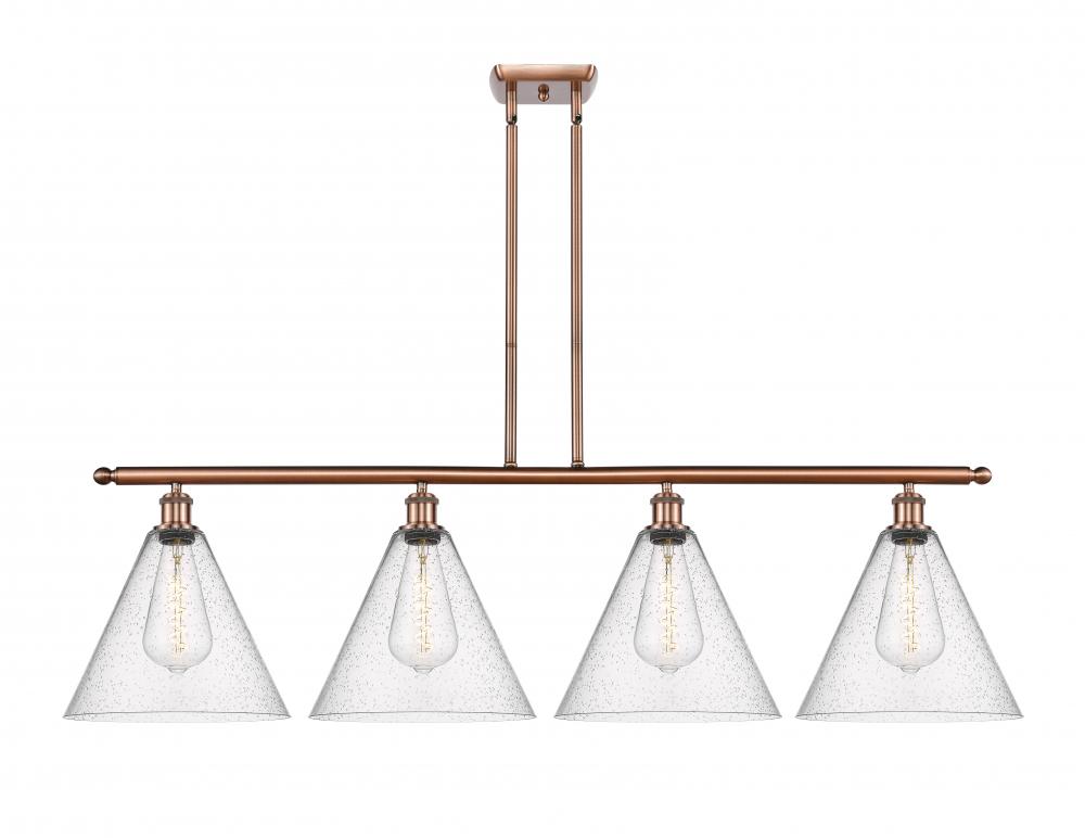 Berkshire - 4 Light - 50 inch - Antique Copper - Cord hung - Island Light