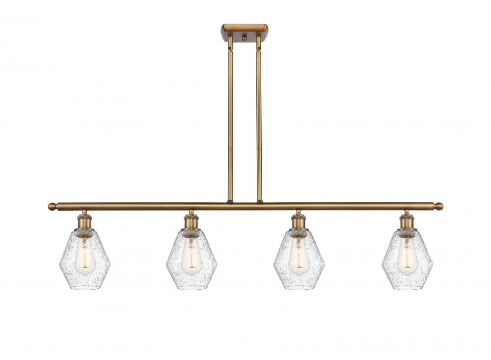 Cindyrella - 4 Light - 48 inch - Brushed Brass - Cord hung - Island Light