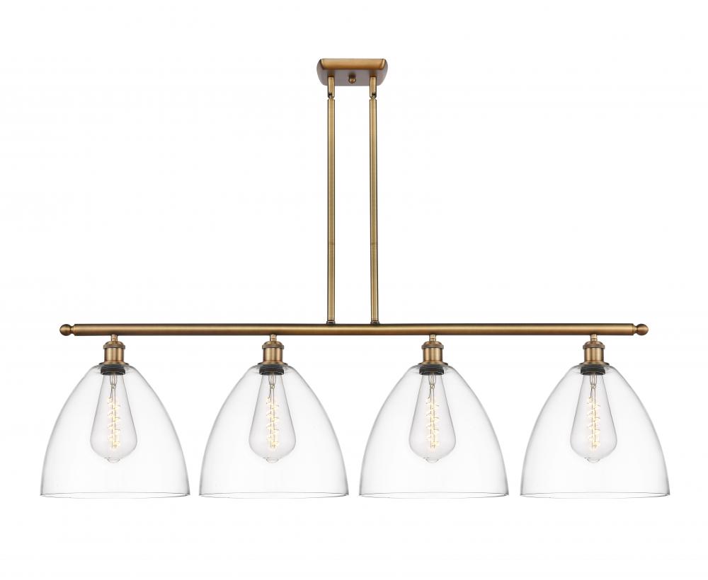 Bristol - 4 Light - 50 inch - Brushed Brass - Cord hung - Island Light