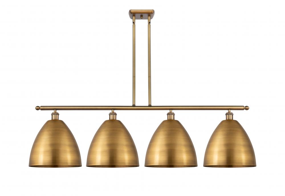 Bristol - 4 Light - 50 inch - Brushed Brass - Cord hung - Island Light