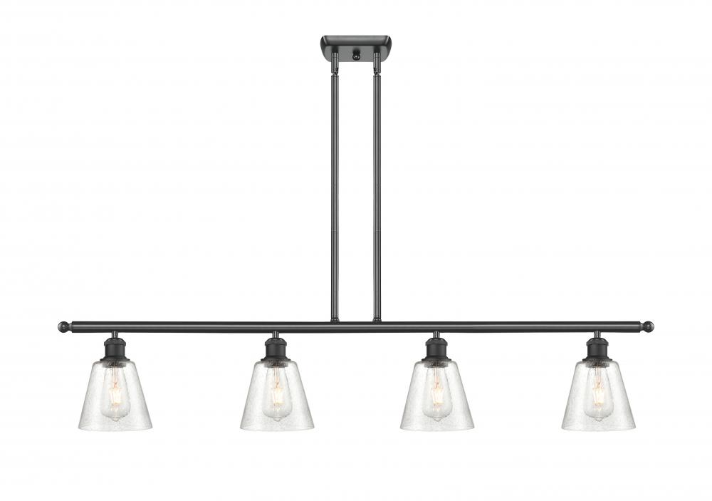 Caton - 4 Light - 48 inch - Matte Black - Cord hung - Island Light