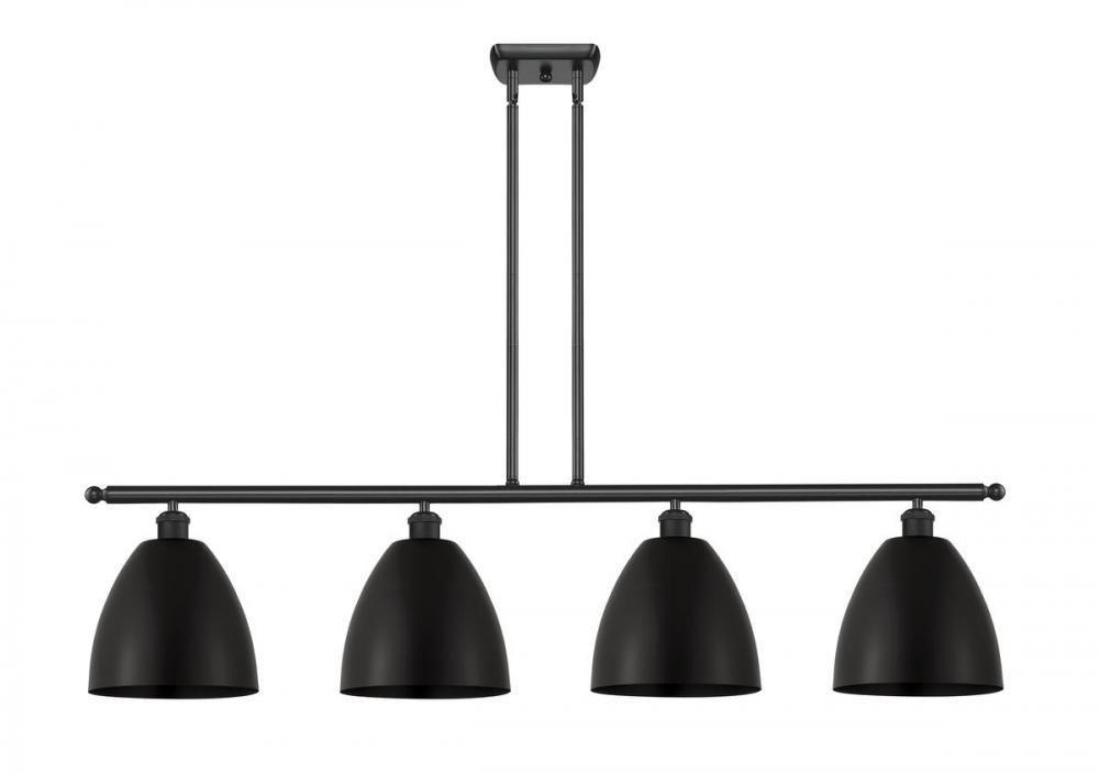 Bristol - 4 Light - 48 inch - Matte Black - Cord hung - Island Light