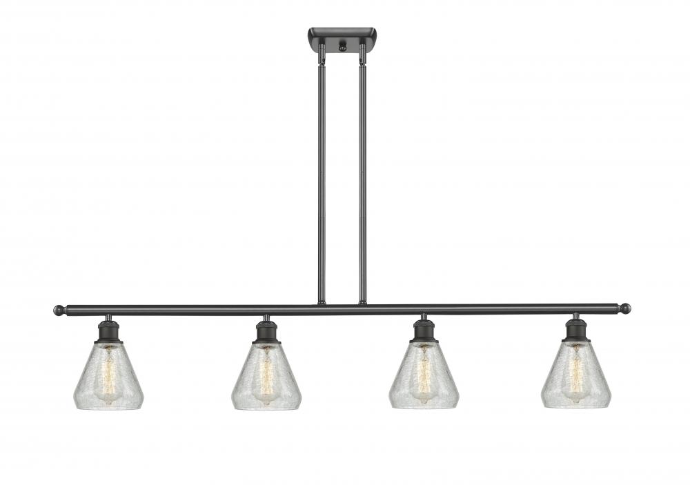 Conesus - 4 Light - 48 inch - Oil Rubbed Bronze - Cord hung - Island Light