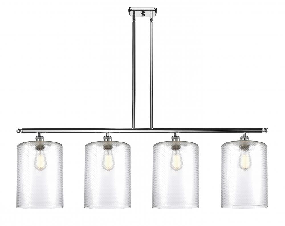 Cobbleskill - 4 Light - 48 inch - Polished Chrome - Cord hung - Island Light