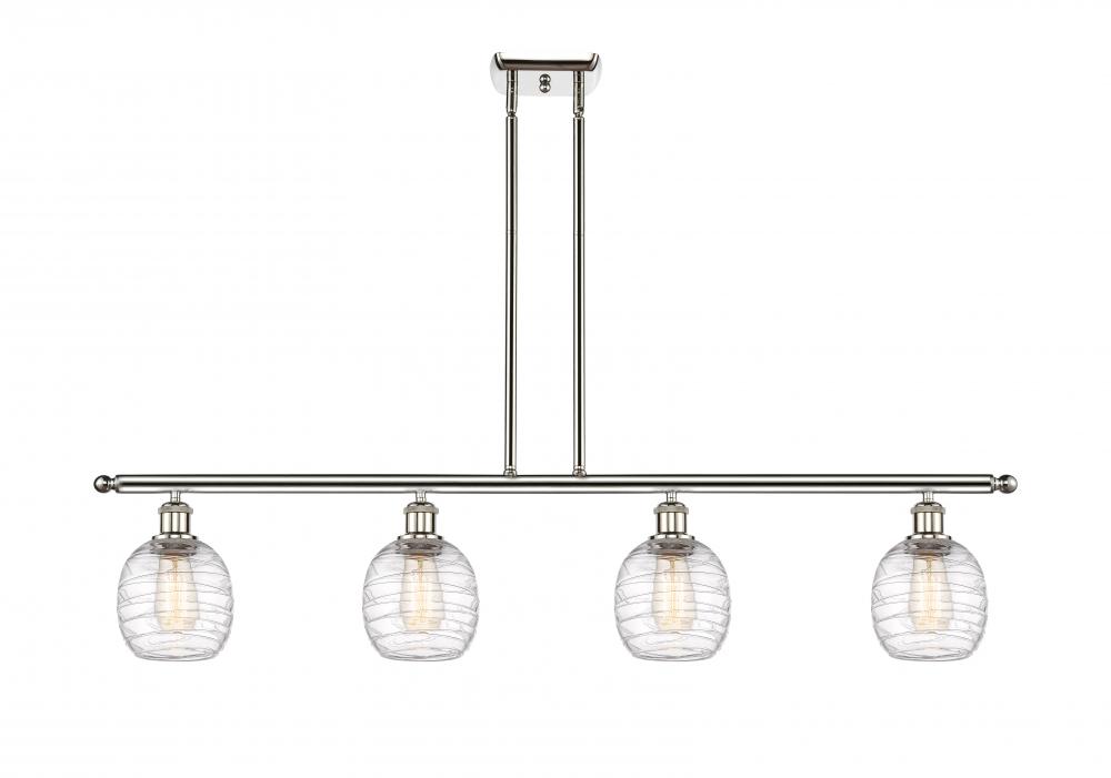 Belfast - 4 Light - 48 inch - Polished Nickel - Cord hung - Island Light