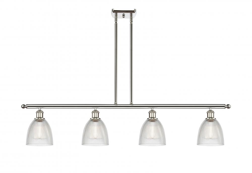 Castile - 4 Light - 48 inch - Polished Nickel - Cord hung - Island Light