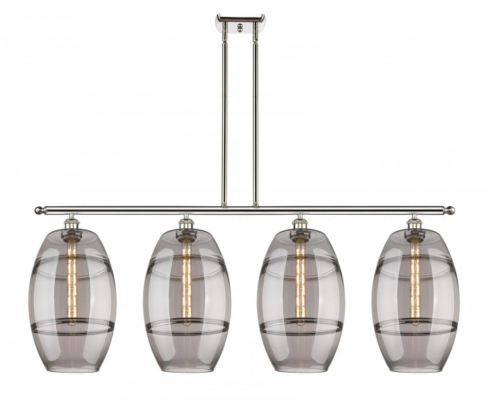 Vaz - 4 Light - 48 inch - Polished Nickel - Cord hung - Island Light