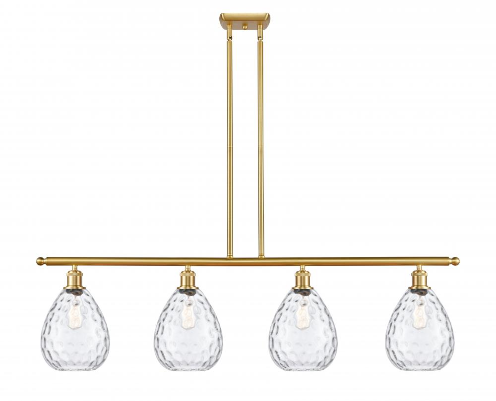 Waverly - 4 Light - 48 inch - Satin Gold - Cord hung - Island Light