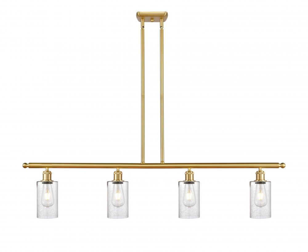 Clymer - 4 Light - 48 inch - Satin Gold - Cord hung - Island Light