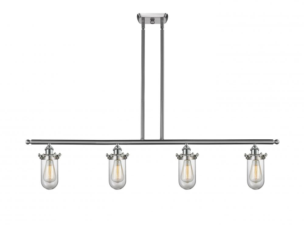 Kingsbury - 4 Light - 48 inch - Matte Black - Cord hung - Island Light