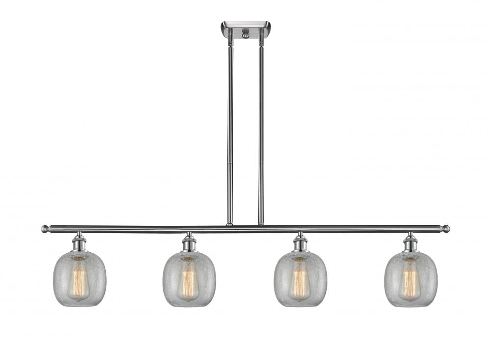 Belfast - 4 Light - 48 inch - Brushed Satin Nickel - Cord hung - Island Light