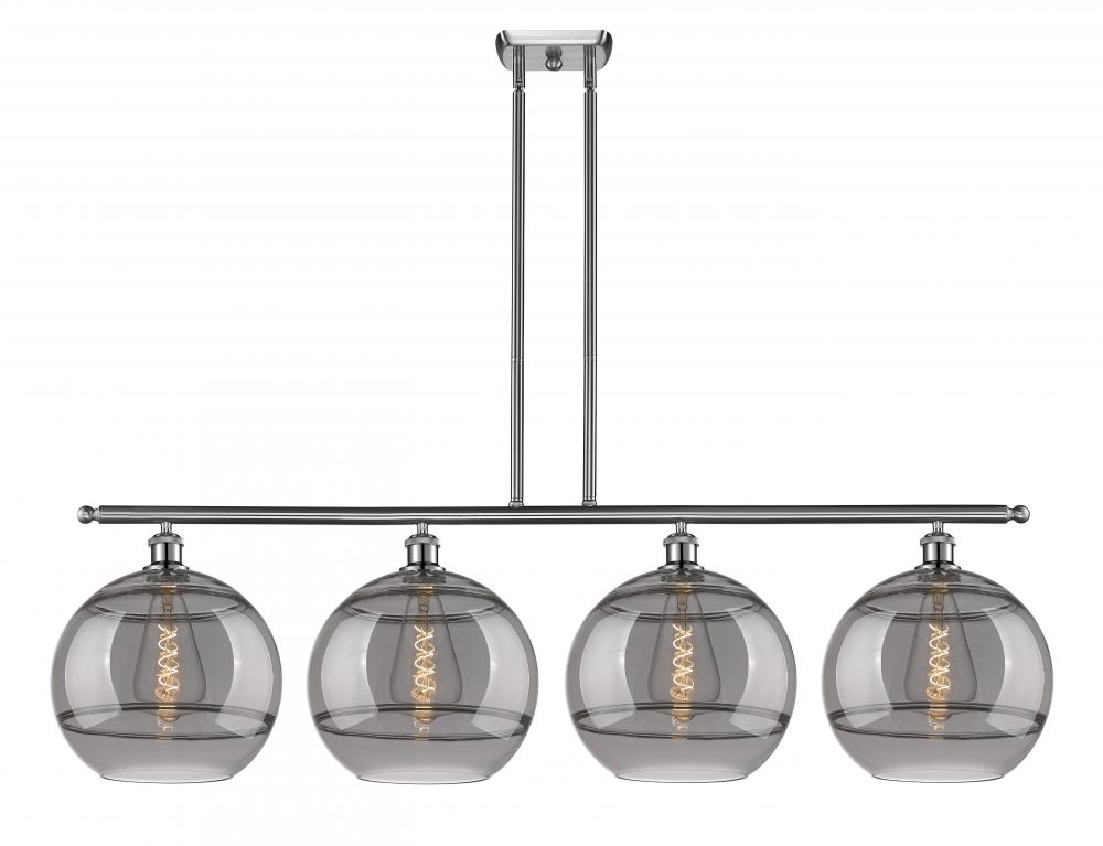 Rochester - 4 Light - 50 inch - Brushed Satin Nickel - Cord hung - Island Light