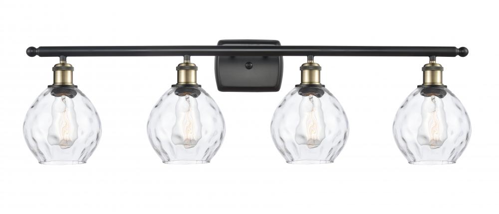 Waverly - 4 Light - 36 inch - Black Antique Brass - Bath Vanity Light