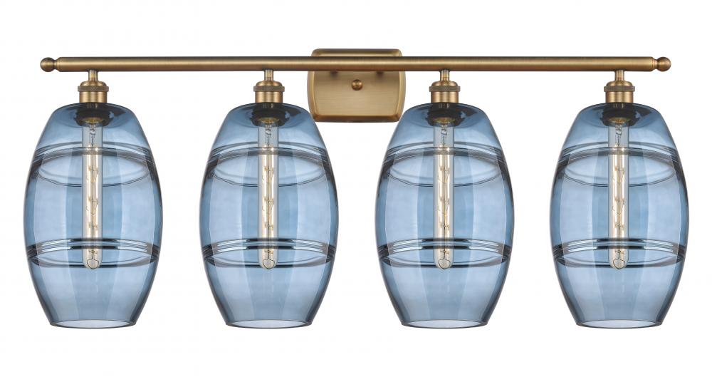 Vaz - 4 Light - 38 inch - Brushed Brass - Bath Vanity Light