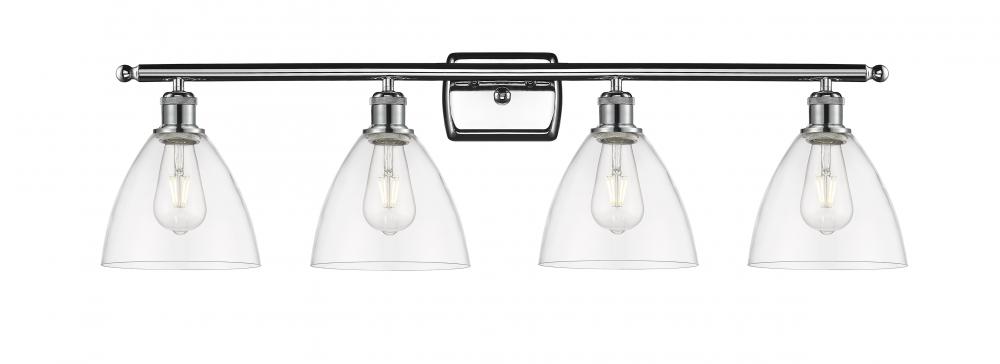 Bristol - 4 Light - 38 inch - Polished Chrome - Bath Vanity Light