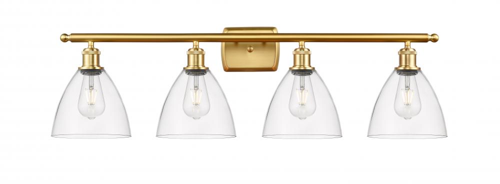 Bristol - 4 Light - 38 inch - Satin Gold - Bath Vanity Light