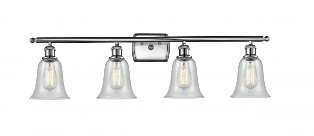 Hanover - 4 Light - 36 inch - Brushed Satin Nickel - Bath Vanity Light