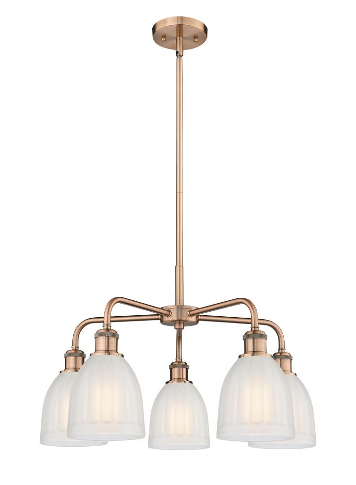 Brookfield - 5 Light - 24 inch - Antique Copper - Chandelier