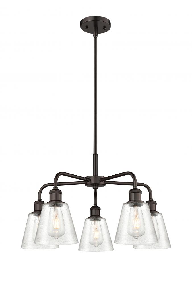 Caton - 5 Light - 23 inch - Oil Rubbed Bronze - Chandelier