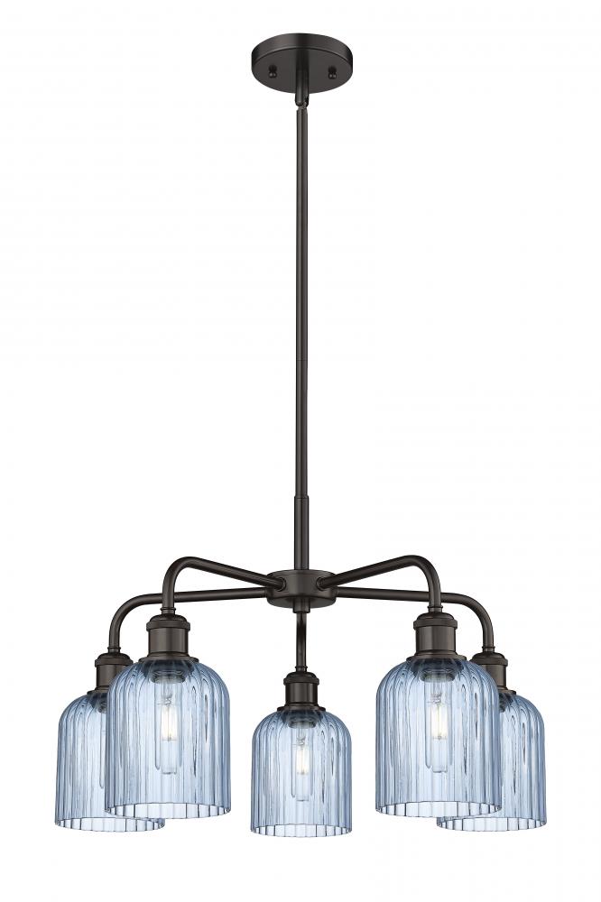 Bridal Veil - 5 Light - 23 inch - Oil Rubbed Bronze - Chandelier