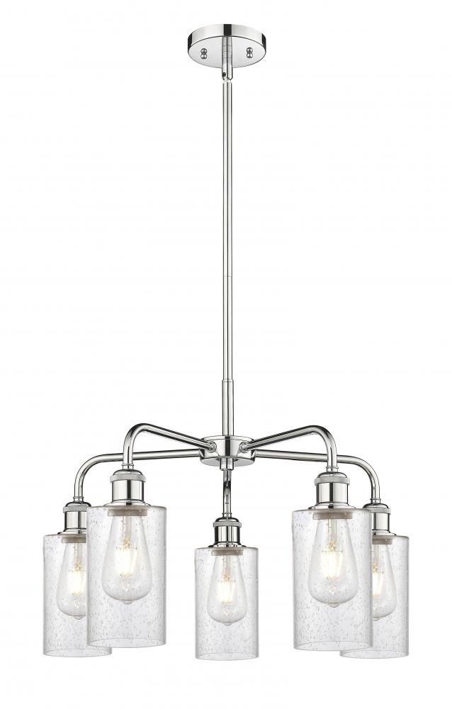 Clymer - 5 Light - 22 inch - Polished Chrome - Chandelier