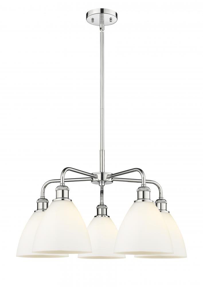 Bristol - 5 Light - 26 inch - Polished Chrome - Chandelier