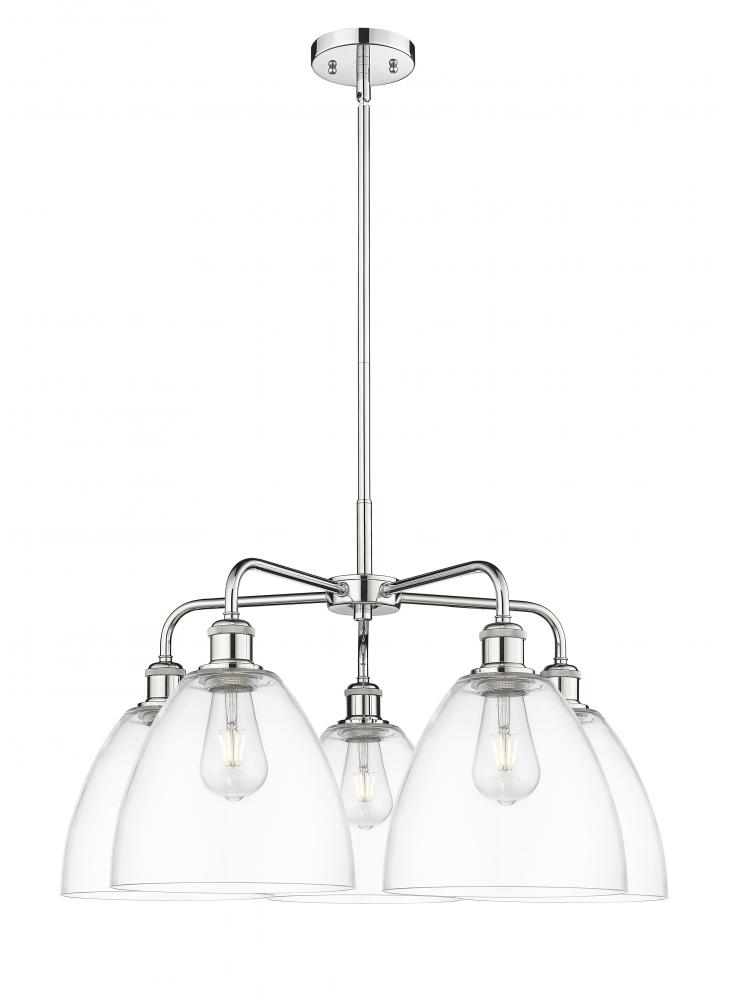 Bristol - 5 Light - 27 inch - Polished Chrome - Chandelier