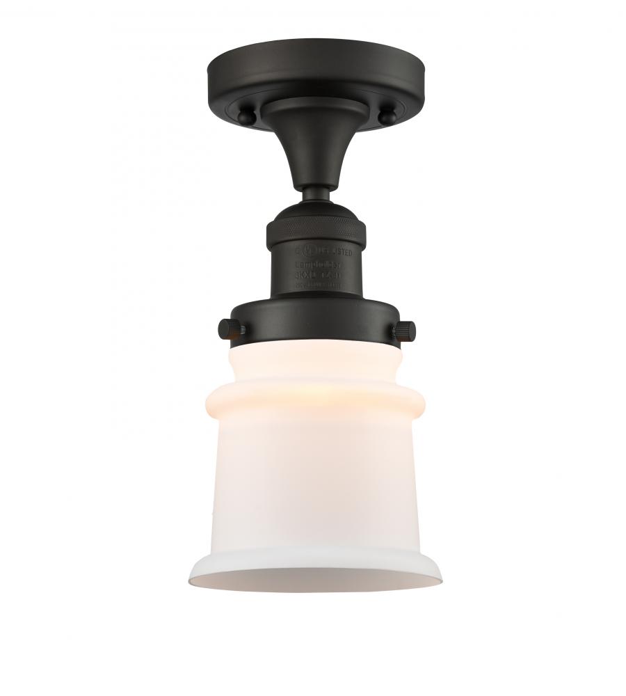 Canton - 1 Light - 6 inch - Oil Rubbed Bronze - Semi-Flush Mount