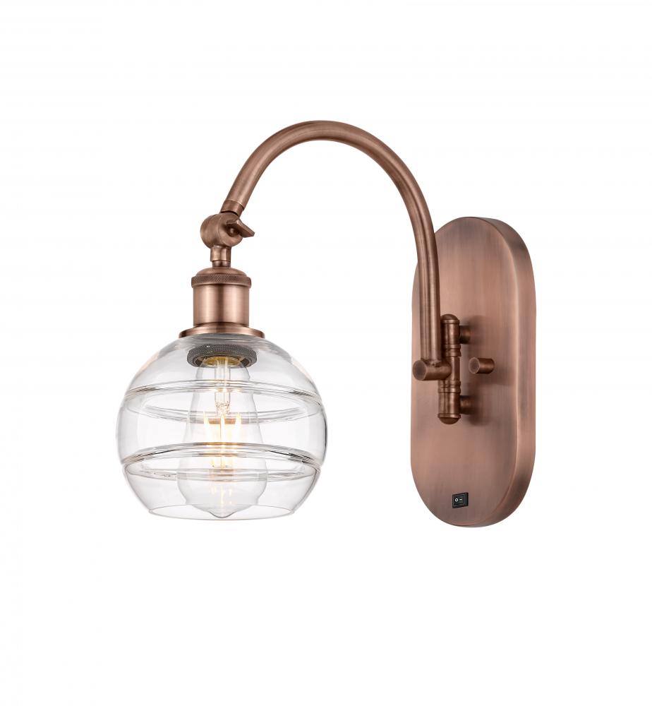 Rochester - 1 Light - 6 inch - Antique Copper - Sconce