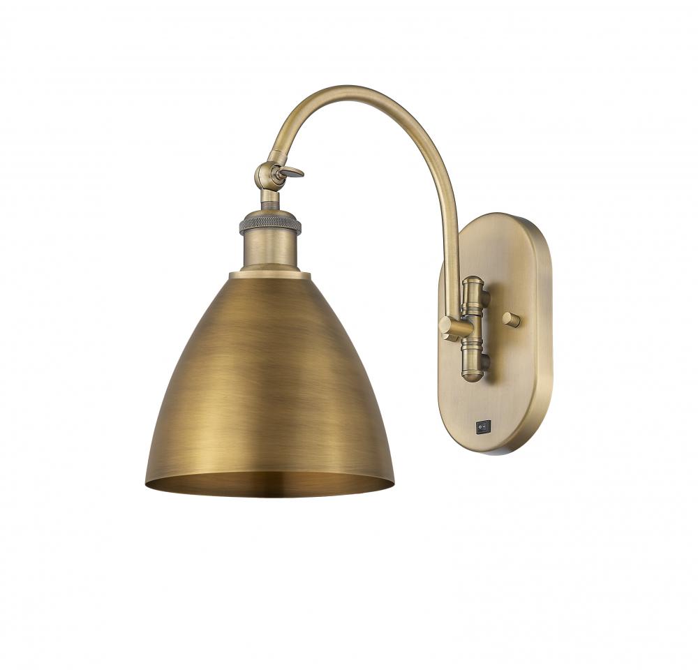 Bristol - 1 Light - 8 inch - Brushed Brass - Sconce