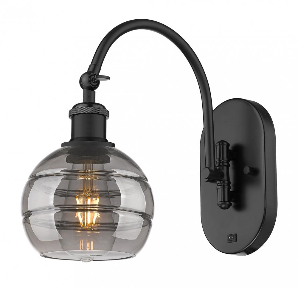 Rochester - 1 Light - 6 inch - Matte Black - Sconce