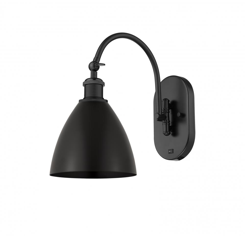 Bristol - 1 Light - 8 inch - Matte Black - Sconce