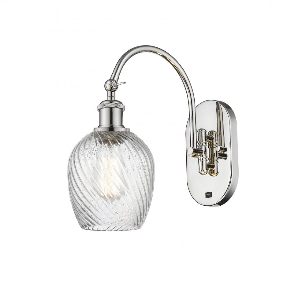 Salina - 1 Light - 6 inch - Polished Nickel - Sconce