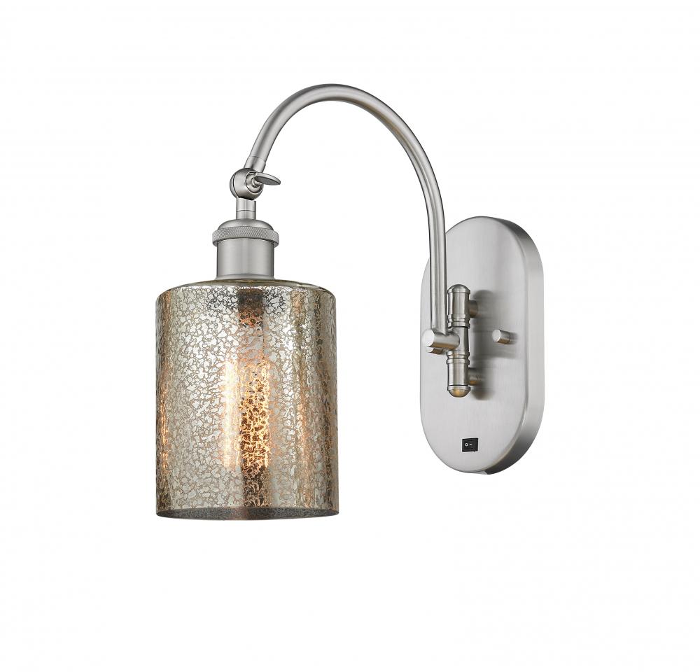 Cobbleskill - 1 Light - 5 inch - Brushed Satin Nickel - Sconce