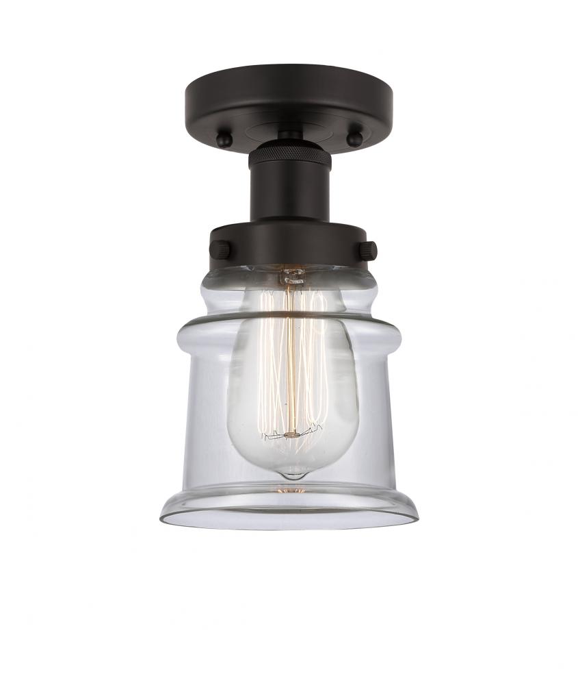 Canton - 1 Light - 5 inch - Oil Rubbed Bronze - Semi-Flush Mount