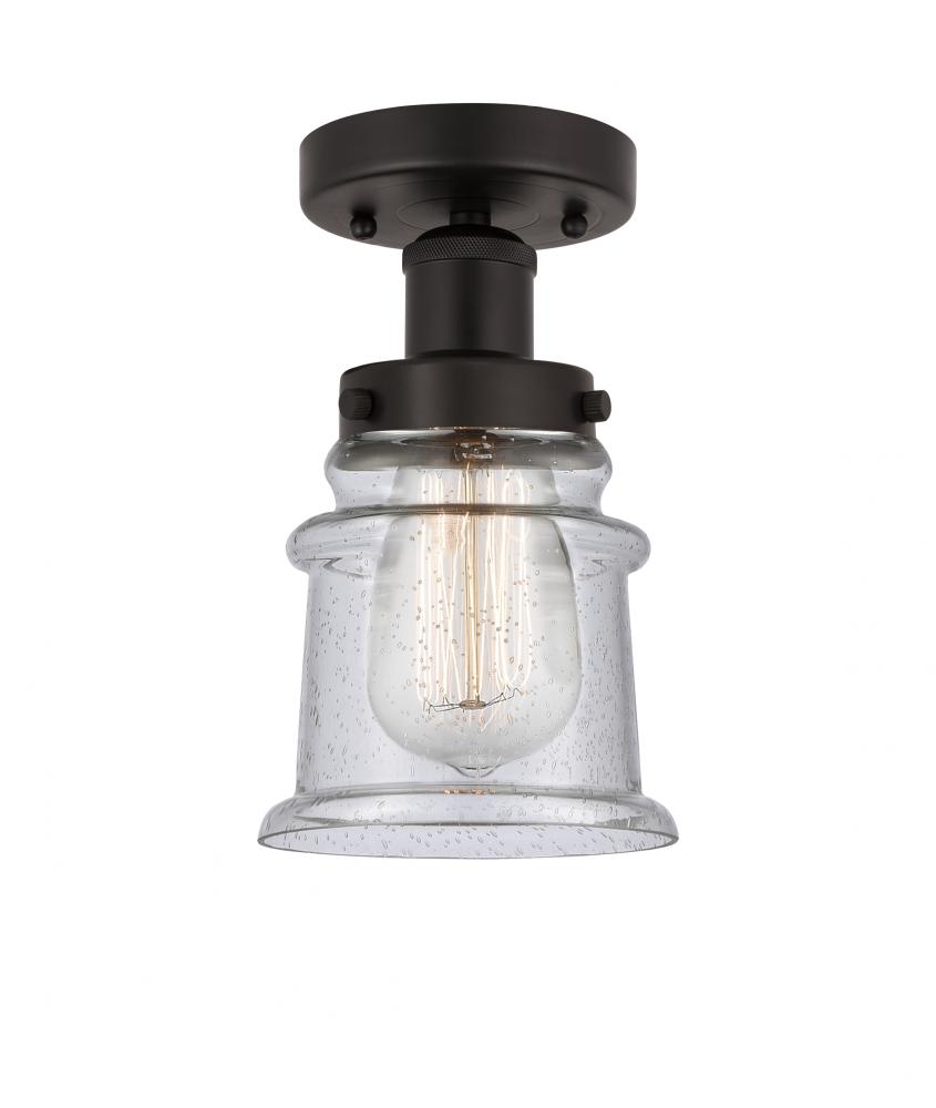 Canton - 1 Light - 5 inch - Oil Rubbed Bronze - Semi-Flush Mount