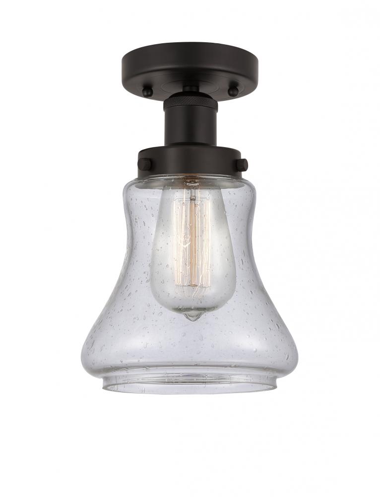 Bellmont - 1 Light - 6 inch - Oil Rubbed Bronze - Semi-Flush Mount