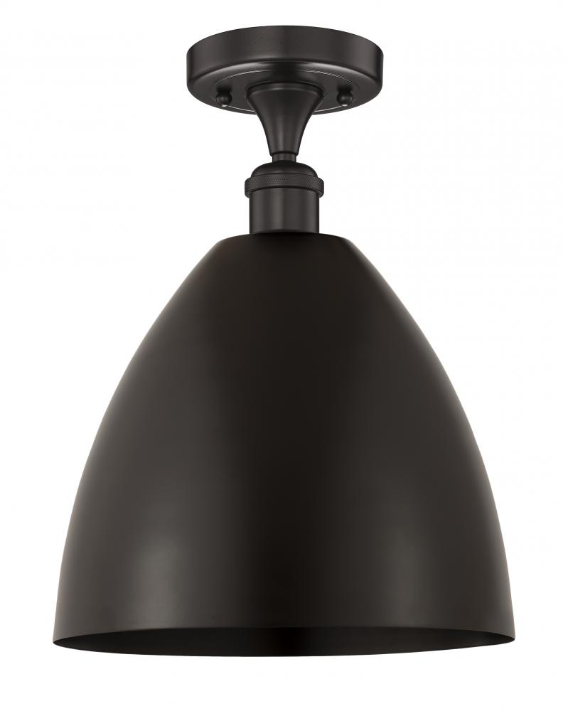 Bristol - 1 Light - 12 inch - Oil Rubbed Bronze - Semi-Flush Mount