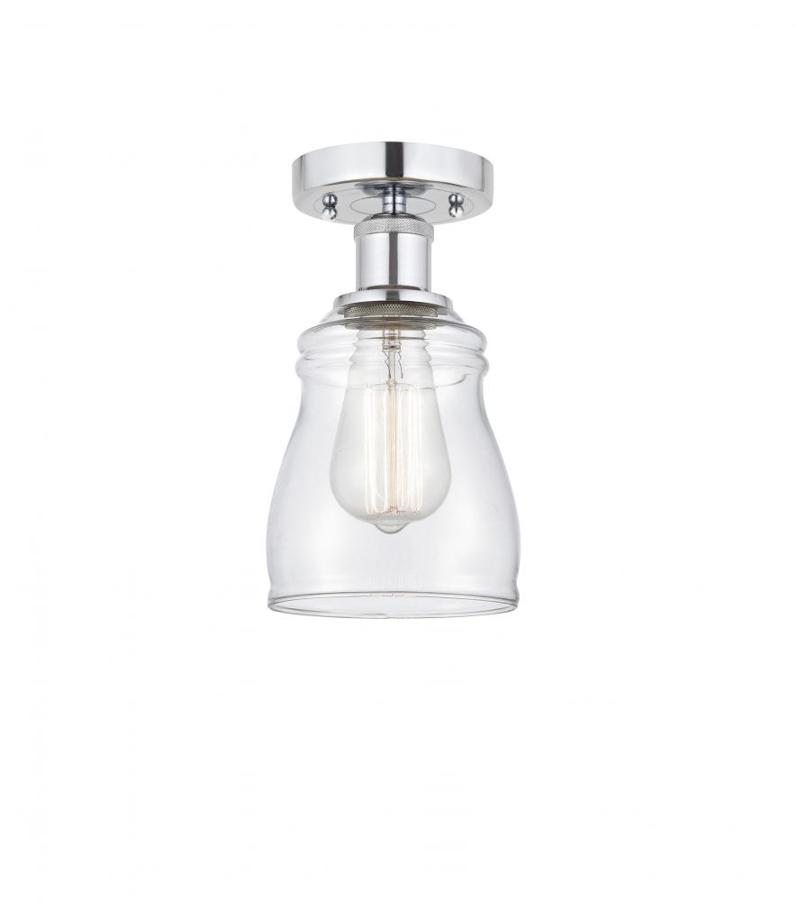 Ellery - 1 Light - 5 inch - Polished Chrome - Semi-Flush Mount