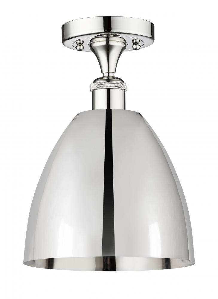 Bristol - 1 Light - 9 inch - Polished Chrome - Semi-Flush Mount