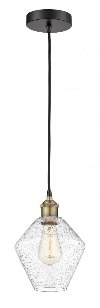 Cindyrella - 1 Light - 8 inch - Black Antique Brass - Cord hung - Mini Pendant