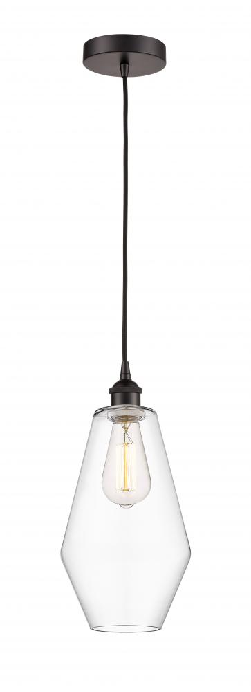 Cindyrella - 1 Light - 7 inch - Oil Rubbed Bronze - Cord hung - Mini Pendant