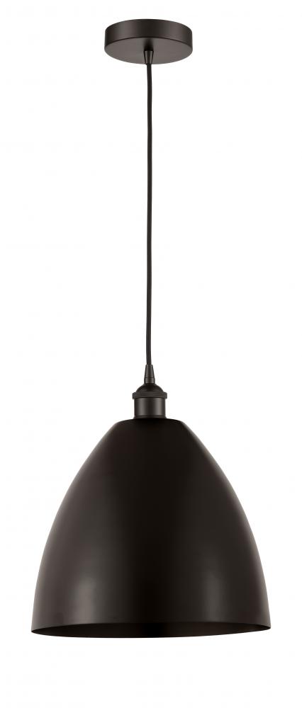 Bristol - 1 Light - 12 inch - Oil Rubbed Bronze - Cord hung - Mini Pendant