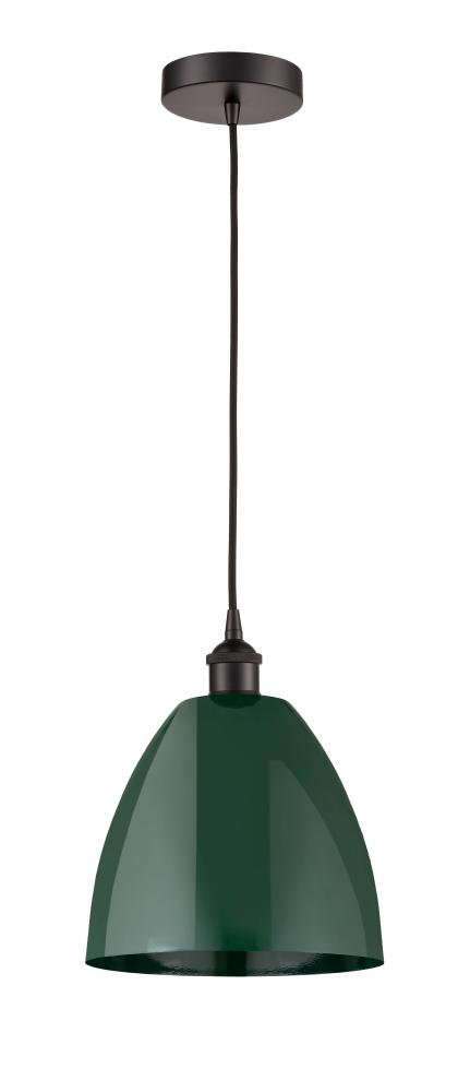 Plymouth - 1 Light - 9 inch - Oil Rubbed Bronze - Cord hung - Mini Pendant