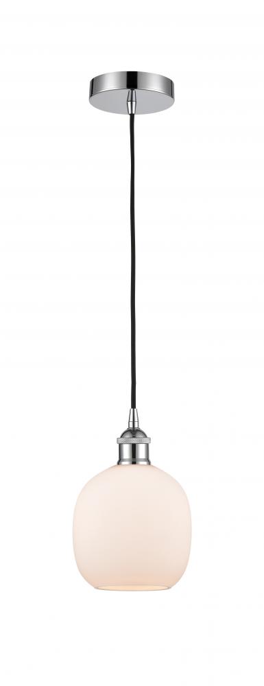 Belfast - 1 Light - 6 inch - Polished Chrome - Cord hung - Mini Pendant